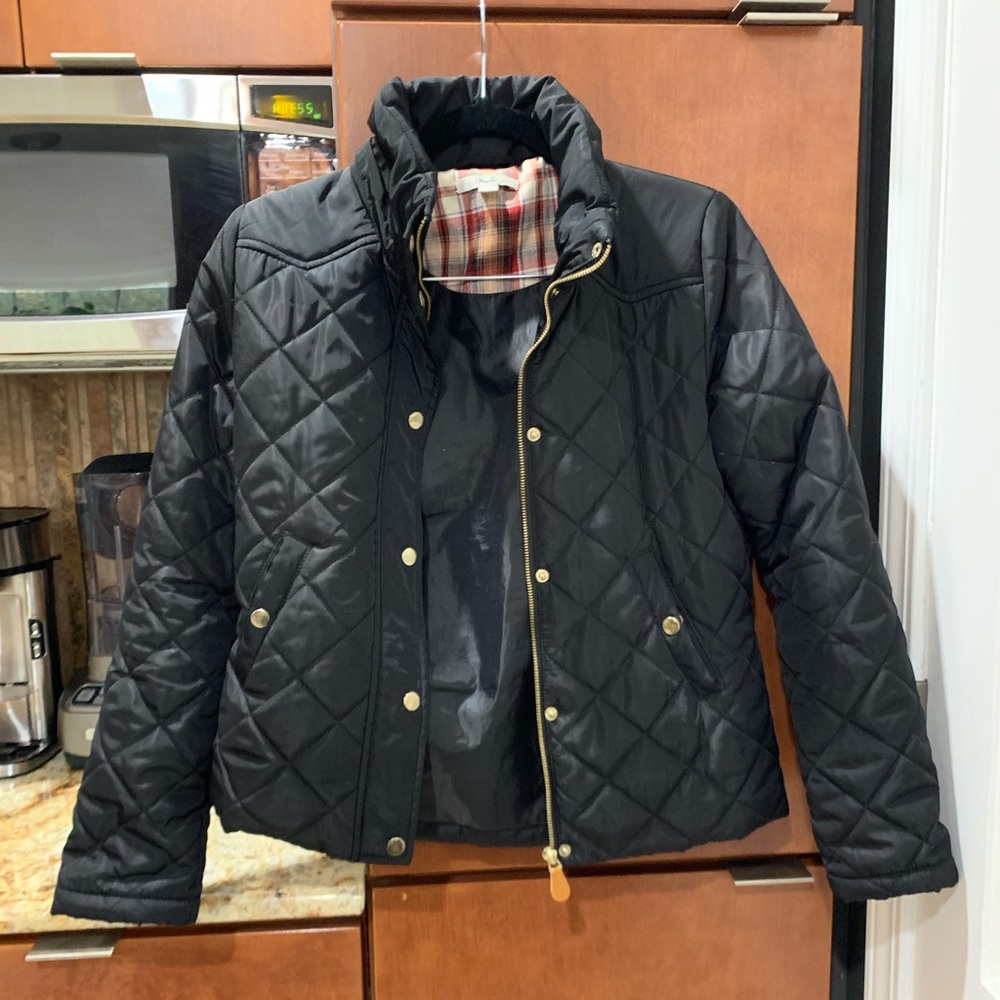 Black Coat with Elbow Pads